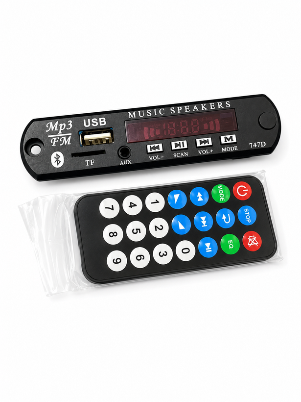 ماژول MP3 بلوتوثی 747D
