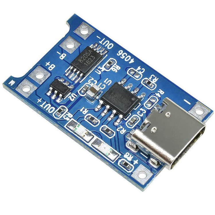 ماژول شارژ باتری لیتیومی مدل TP-4056TYPEC