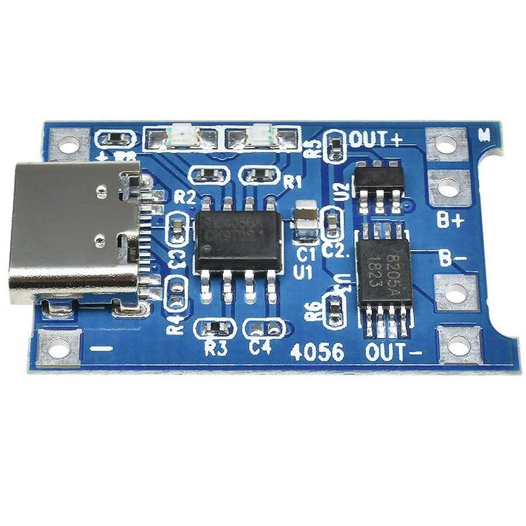 ماژول شارژ باتری لیتیومی مدل TP-4056TYPEC